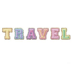 NWT Stoney Clover x Target ‘TRAVEL’ Sticker Patches To Apply On Luggage Or Bags